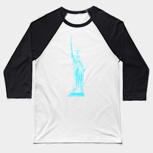 Holographic Liberty Baseball T-Shirt